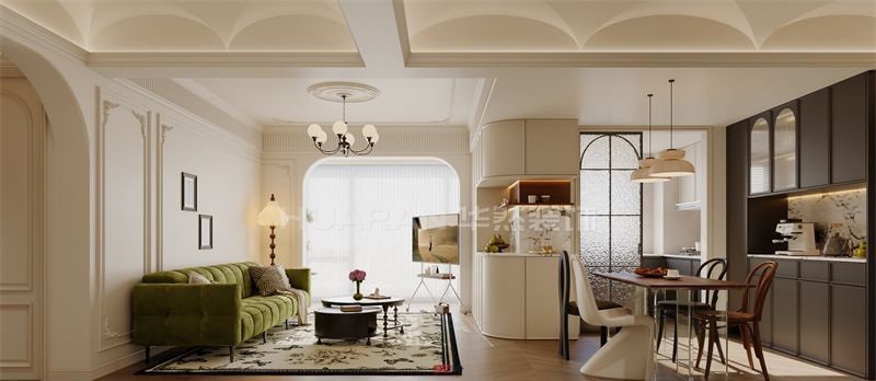 合肥水墨兰庭110平法式风装修设计 - 家居知识
