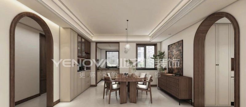 唐山中海九樾143平方米中古风格装修效果案例|业之峰装饰 - 家居知识