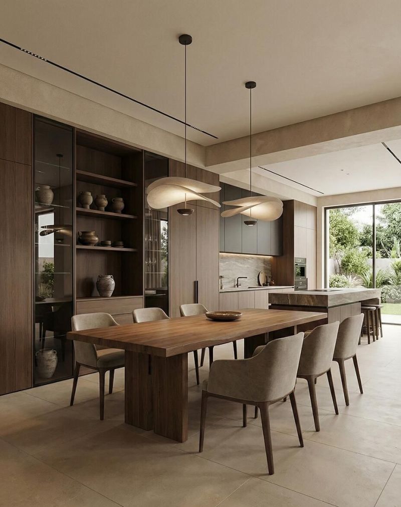 留白+中古风设计，硬装刚结束就美翻了！ - 家居知识