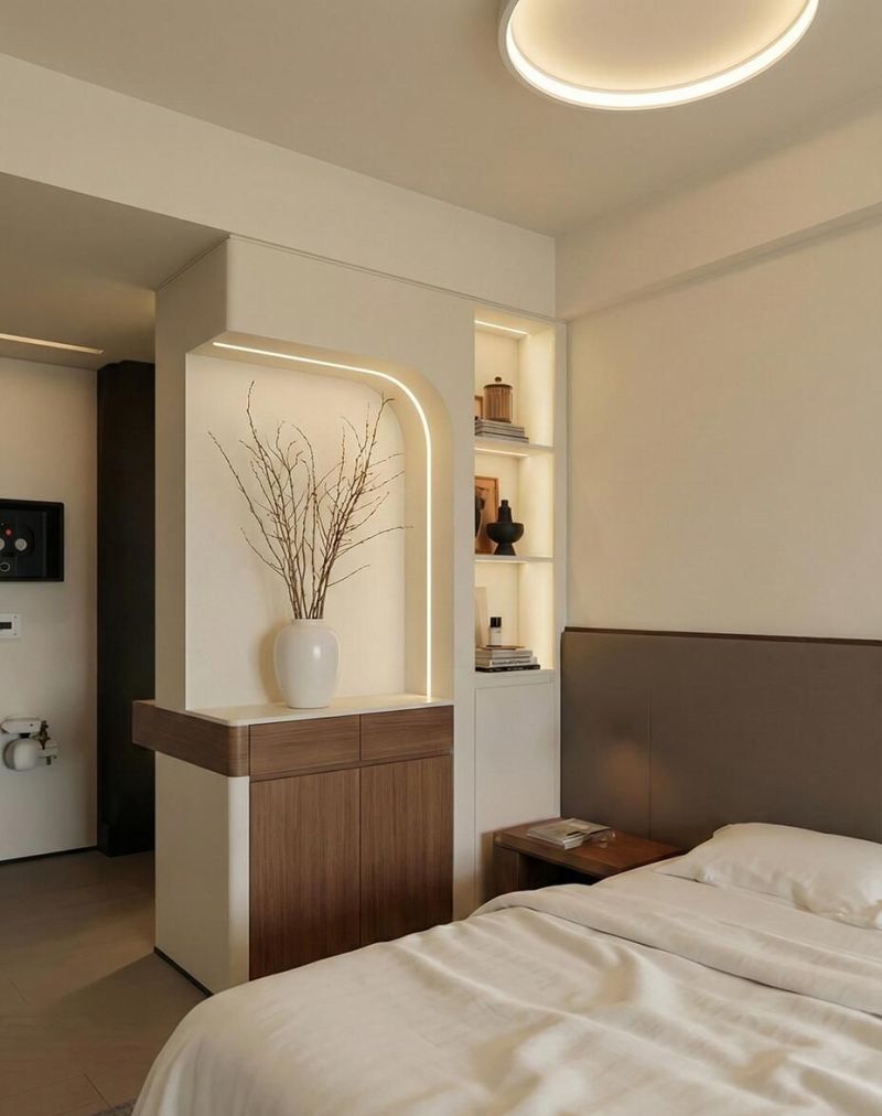 留白+中古风设计，硬装刚结束就美翻了！ - 家居知识