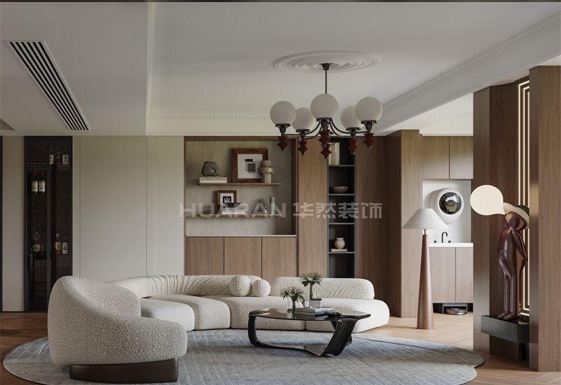 合肥绿地御徽189㎡中古风装修设计 - 家居知识