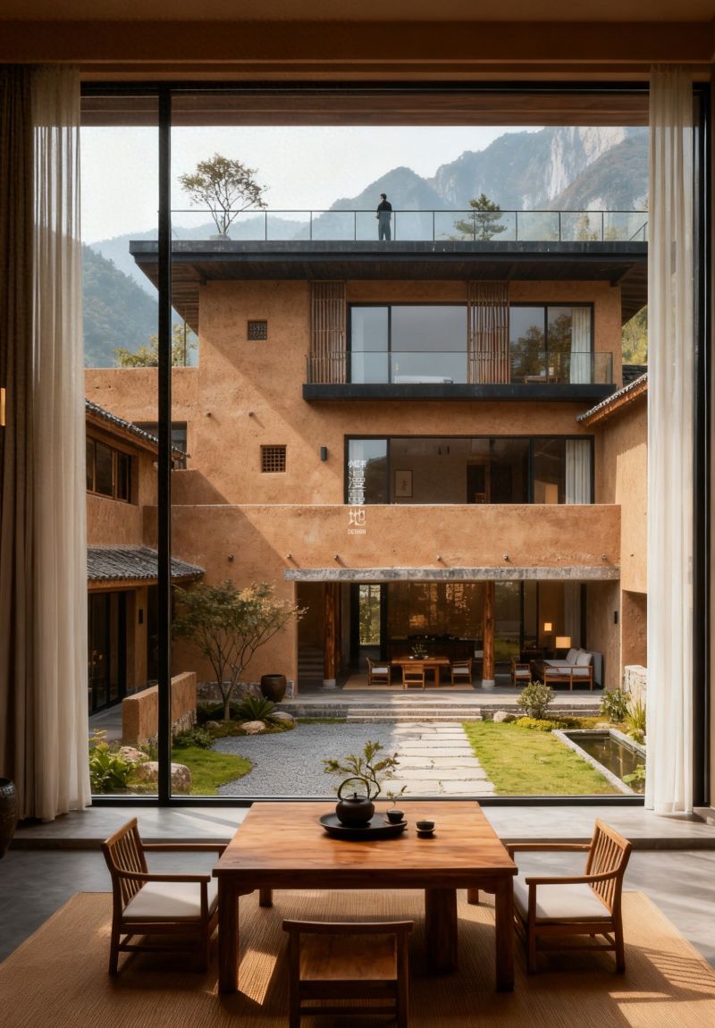 破旧老宅如何变身禅意美学空间？3个侘寂风民宿设计秘诀揭秘