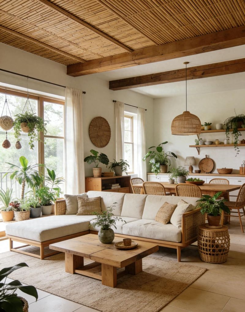 被问爆的侘寂风原木家，把自然搬进屋里啦🍃