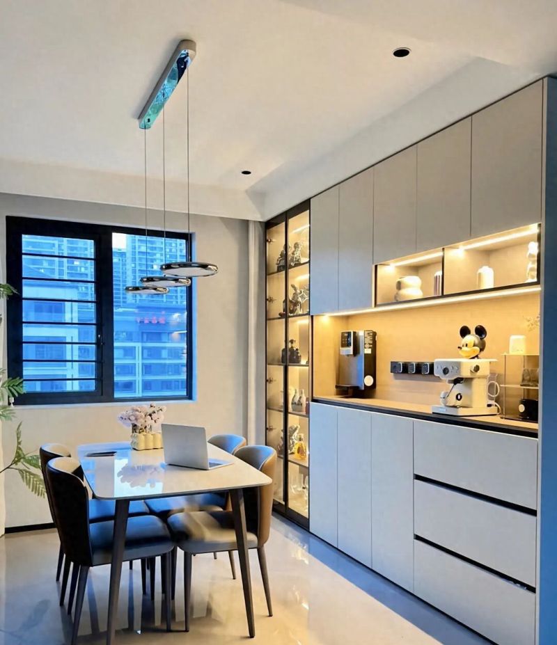 邻居家超先进的餐边柜，看完我酸了！晒图分享！