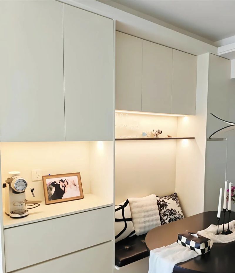 邻居家超先进的餐边柜,看完我酸了!晒图分享! 去了趟邻居家,发现她家的餐边柜,那叫一个先进!晒给大家瞧瞧! - 家居知识