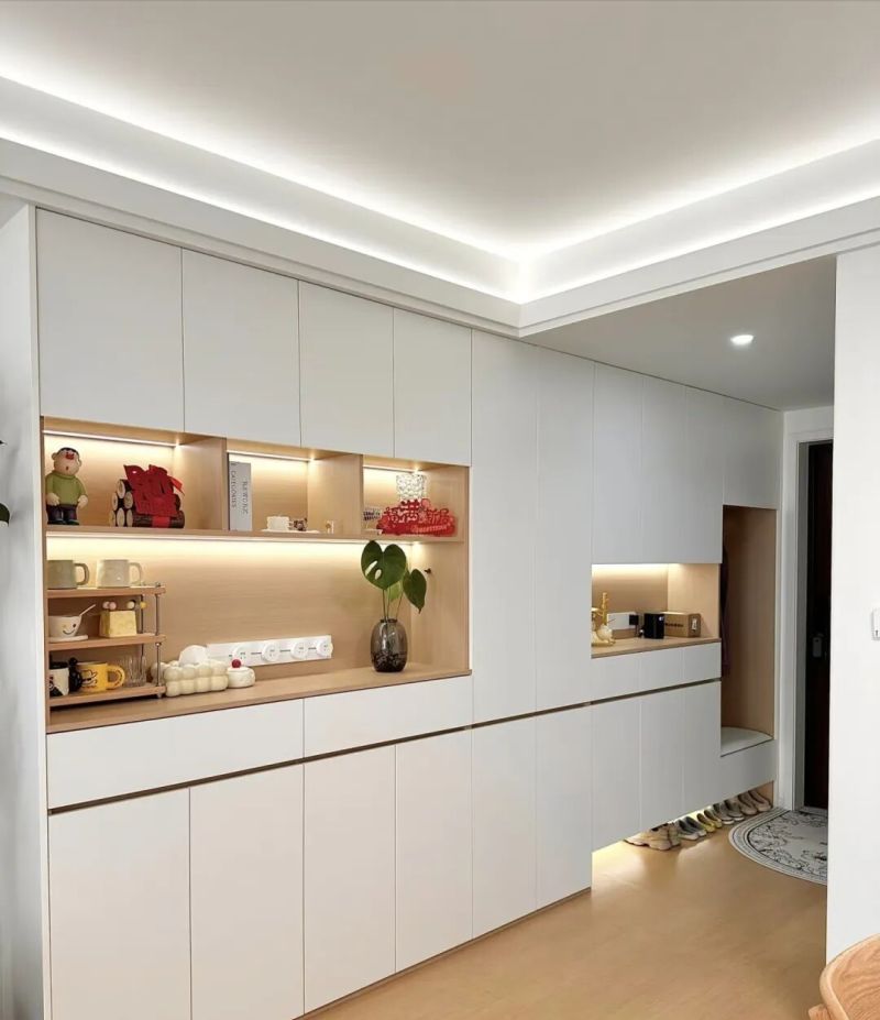 邻居家超先进的餐边柜,看完我酸了!晒图分享! 去了趟邻居家,发现她家的餐边柜,那叫一个先进!晒给大家瞧瞧! - 家居知识