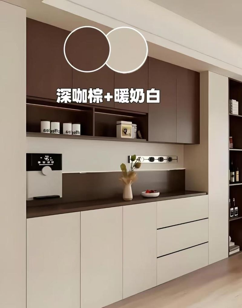 2026全屋定制餐边柜配色指南,9组流行组合大公开 2026:宝子们的全屋定制餐边柜配色大揭秘! 这9组配色组合! - 家居知识