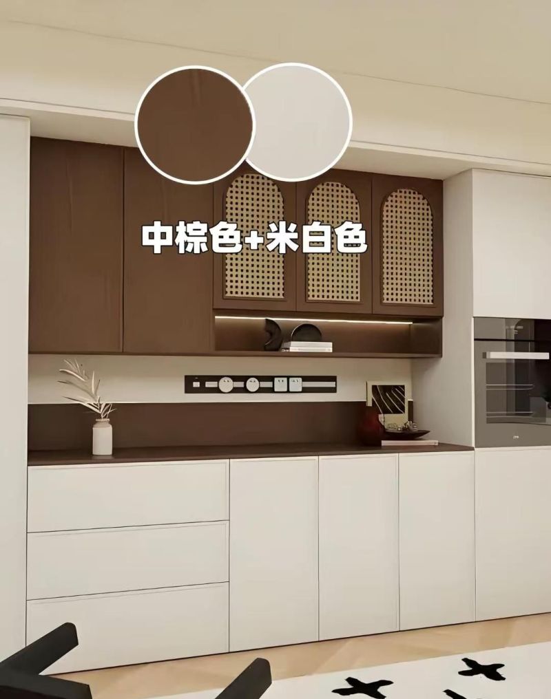 2026全屋定制餐边柜配色指南,9组流行组合大公开 2026:宝子们的全屋定制餐边柜配色大揭秘! 这9组配色组合! - 家居知识