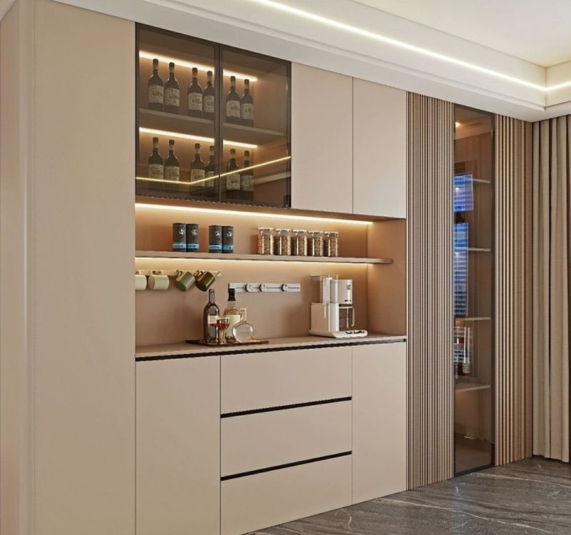 邻居同款餐边柜改造后成家中最实用角落,全家点赞! 我照着邻居家做了个餐边柜,竟成了最实用的地儿,家里人都夸! - 家居知识