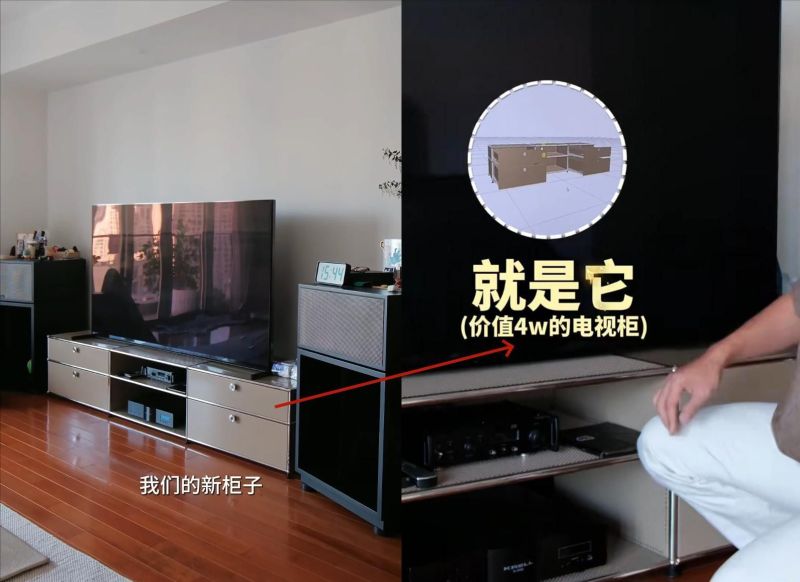 45岁男星上海租房住，定制4万电视柜15万沙发，没戏拍日子照样美 - 家居知识