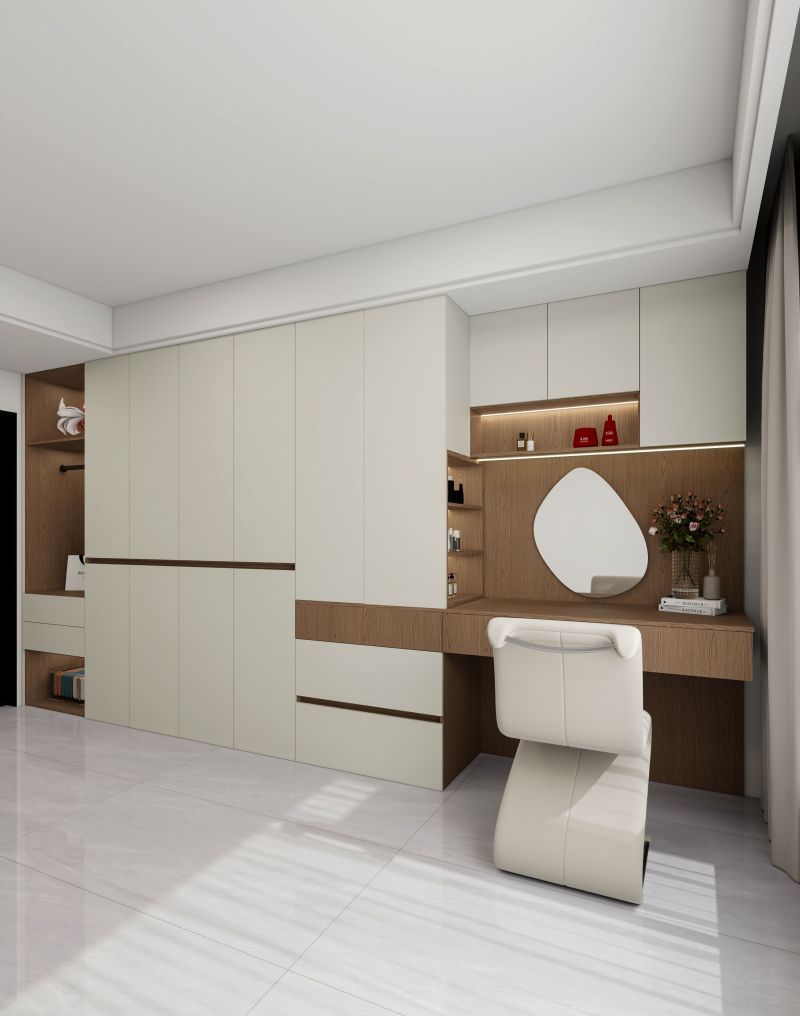 全屋定制封神！温柔风梳妆台 + 玄关柜太戳 - 家居知识