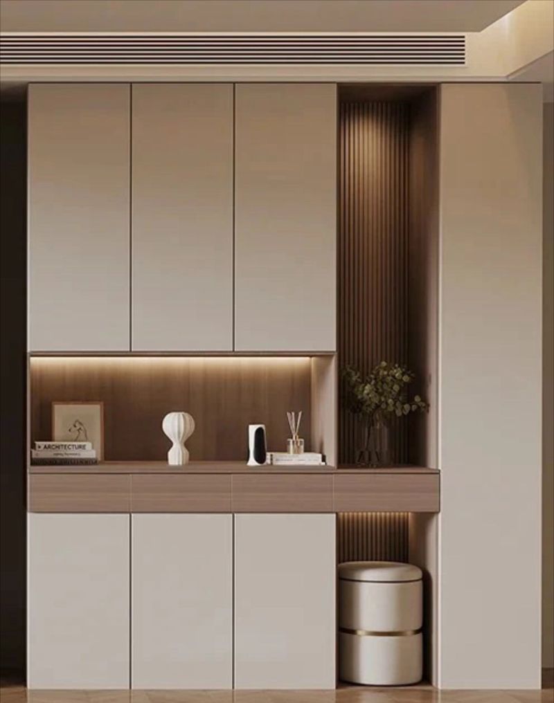 入户玄关柜这样设计温馨又实用！ - 家居知识