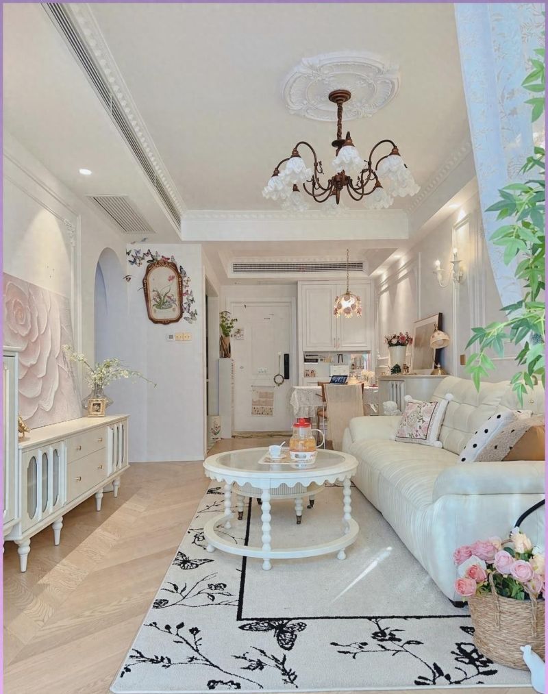 江浙90㎡法式奶油屋变身梦幻洋娃娃家，美到窒息！