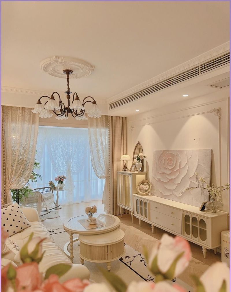 江浙小夫妻，把90㎡做成“法式奶油洋娃娃屋”，美得离谱 - 家居知识