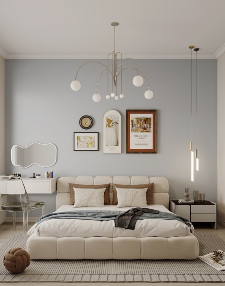 法式轻奢奶油风，温柔到骨子里💫 - 家居知识