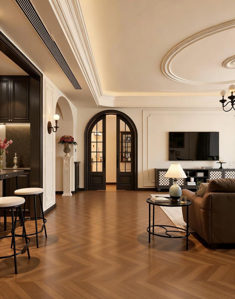 法式中古+大横厅=王炸CP，高级感buff叠满 - 家居知识