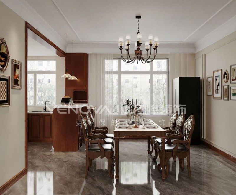 唐山熙湖九里155平方米美式风格装修效果案例|业之峰装饰 - 家居知识