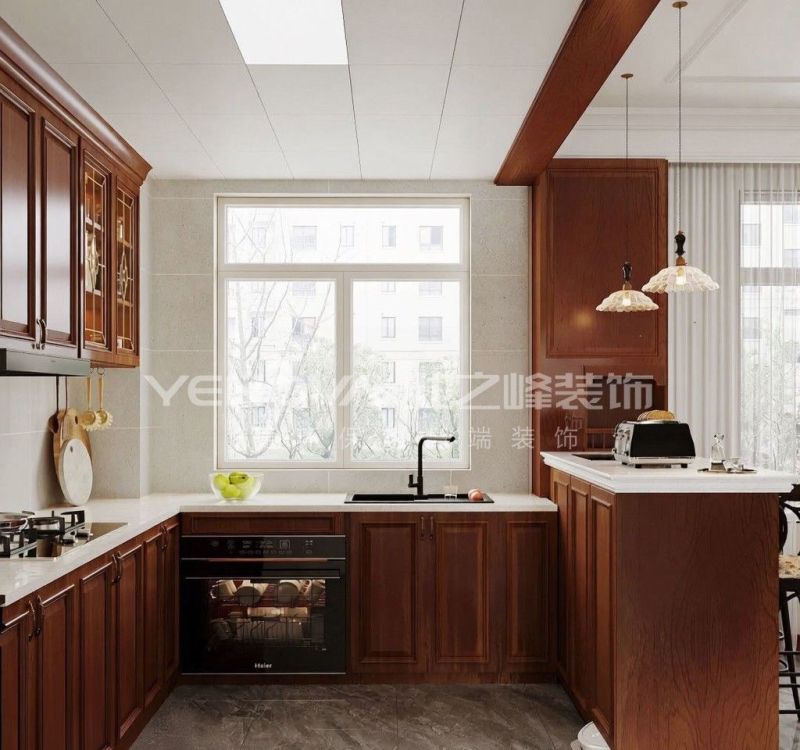 唐山熙湖九里155平方米美式风格装修效果案例|业之峰装饰 - 家居知识