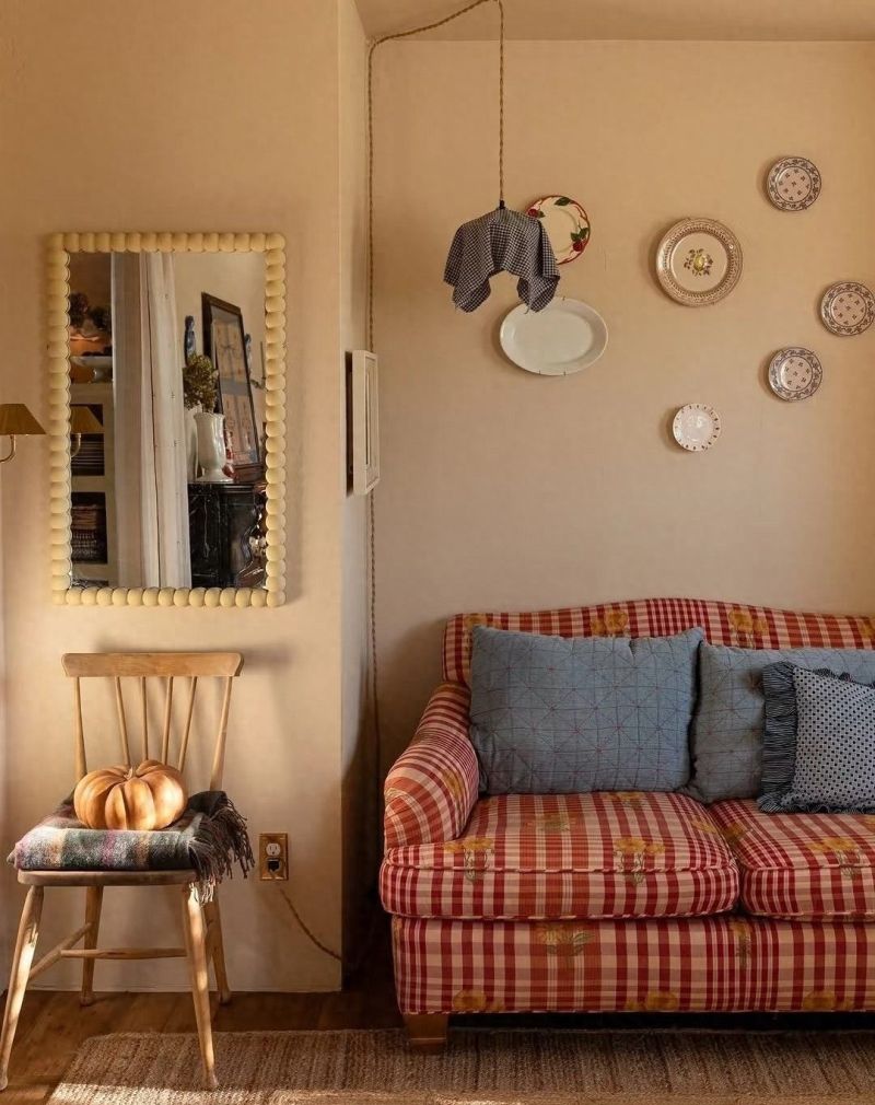 美式秋隅，软暖家居裹藏旧时光美学