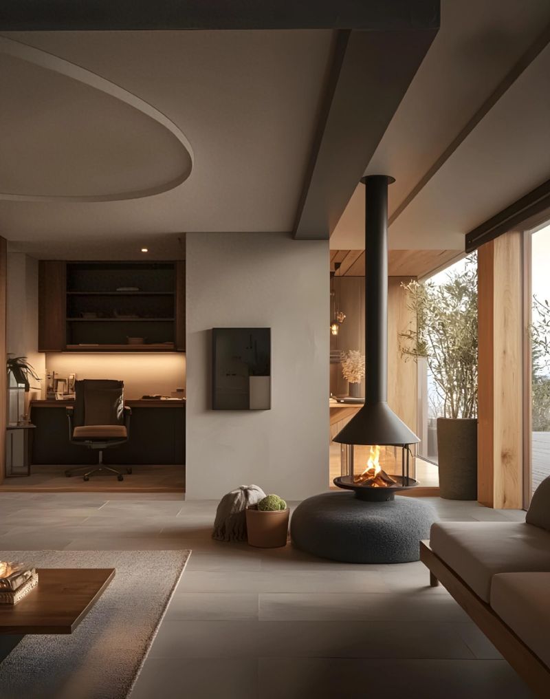 180㎡侘寂风，不炫耀的高级感，自然流露的优雅魅力