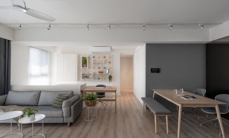 房子装修，北欧风极简设计，白色和原木色搭配，一眼就喜欢上 - 家居知识