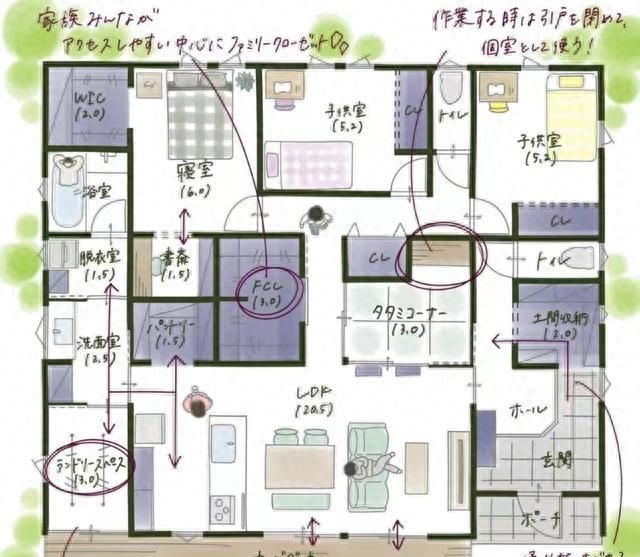 日式住宅设计，轻松解决收纳难题，实现空无一物理想家