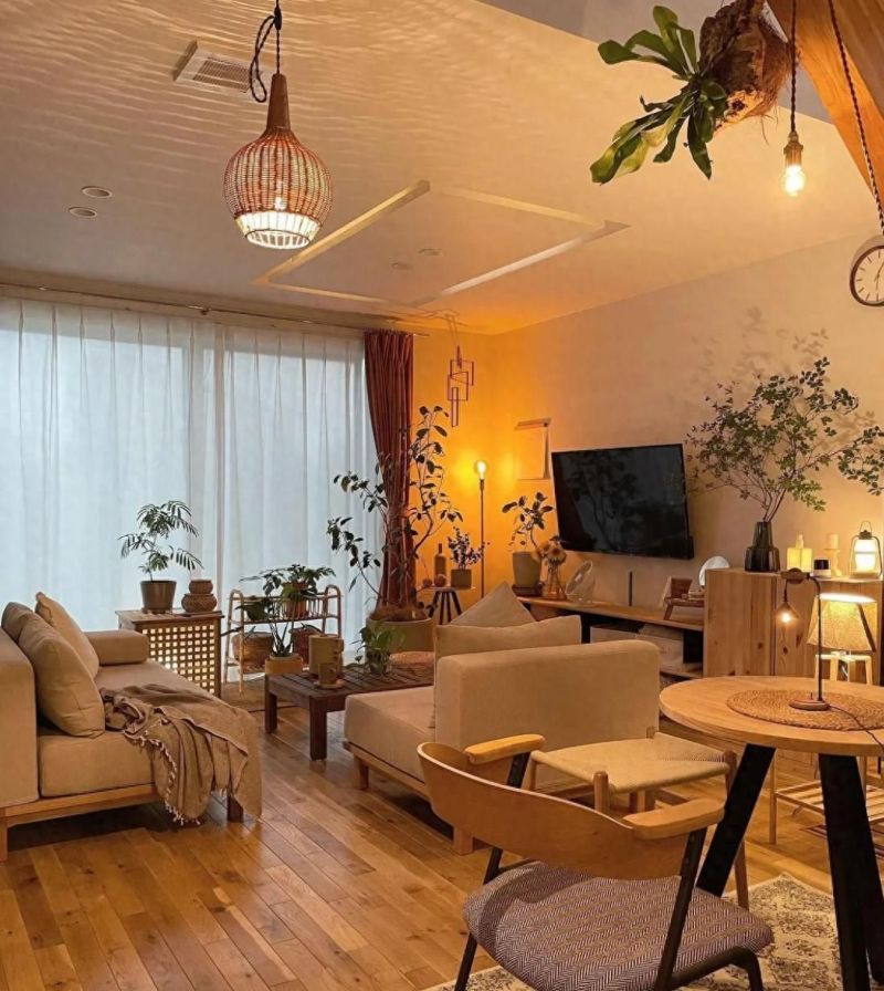 日式木质地板，自然与舒适的居家美学