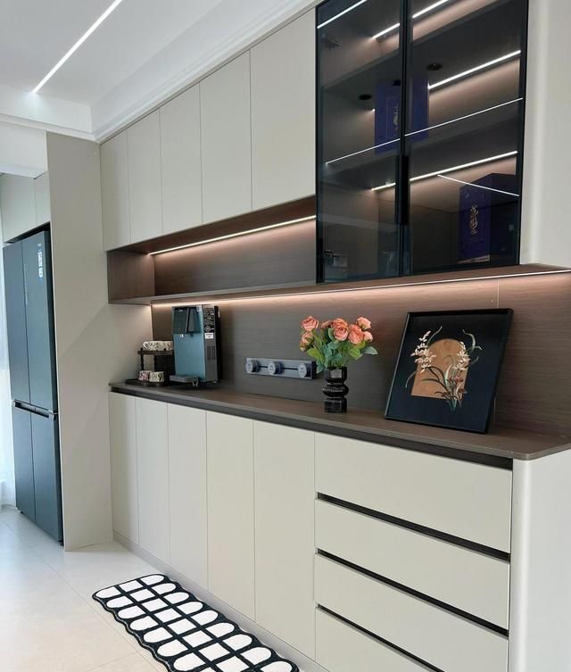 神仙木工打造的绝美餐边柜,快来抄作业! 神仙木工打的餐边柜,真的好绝啊,快来抄作业! - 家居知识