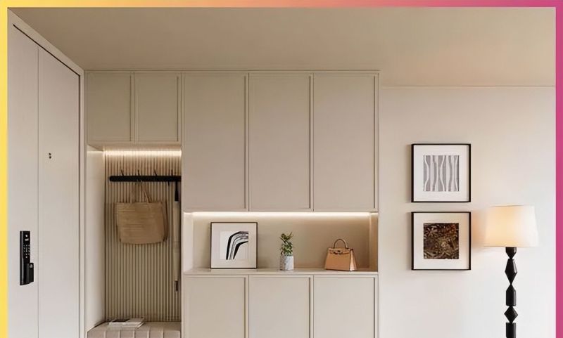 进门窄、两边承重墙?鞋柜这样设计,鞋子再也不堆门口! 进门窄,两边还是承重墙,鞋柜原来能这样做,鞋子再也不用堆门口 - 家居知识