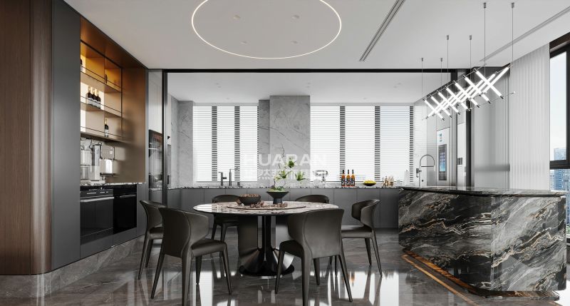 合肥高速尚阖院248㎡意式轻奢风大平层装修设计 - 家居知识