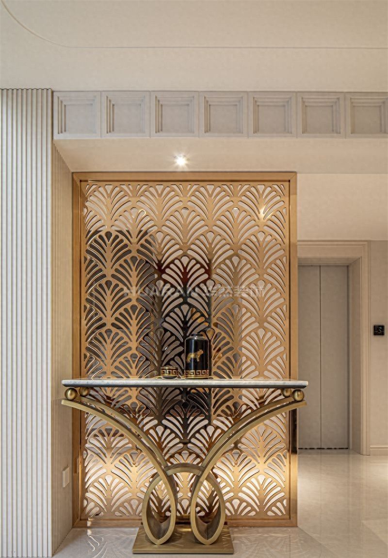 合肥保利西山林语380㎡美式轻奢别墅实景装修设计