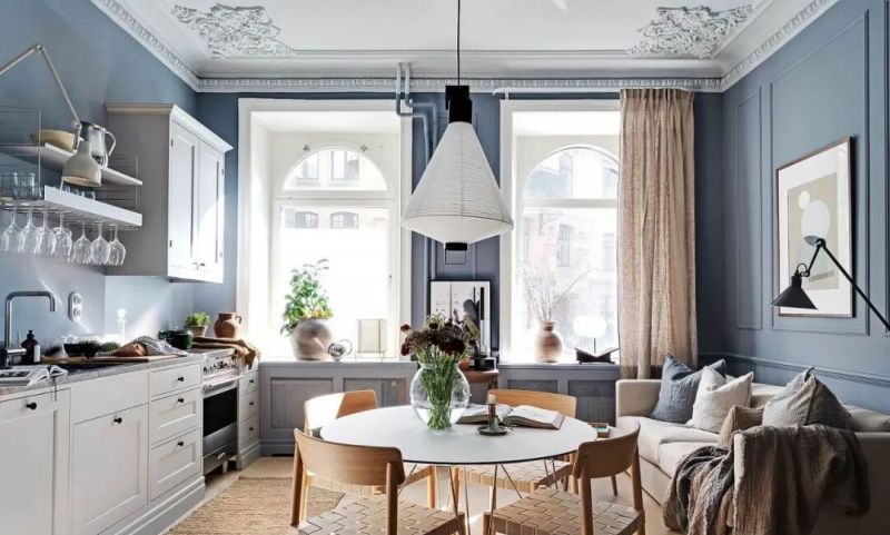 34㎡轻奢单身公寓,小宅装出大格调! 绝了!34㎡单身小宅,装出轻奢范儿 - 家居知识