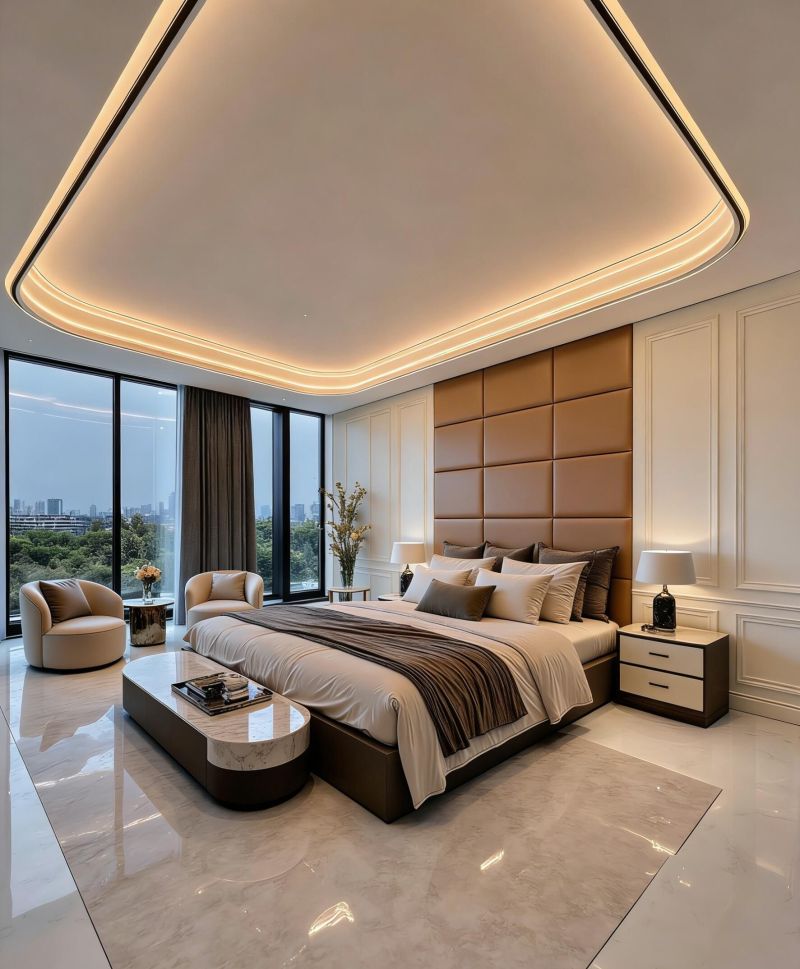 轻奢风装修，没有过多复杂的装饰，却处处透着温暖和精致。 - 家居知识