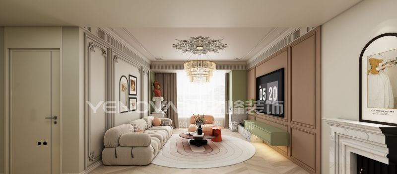 唐山金域缇香127平方米法式风格装修效果案例|业之峰装饰 - 家居知识