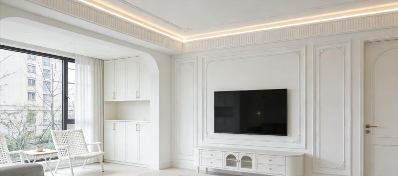 80㎡白色法式装修参考实录，仪式感与烟火气兼得 - 家居知识