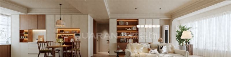 合肥祥源花世界143㎡中古风装修实景图