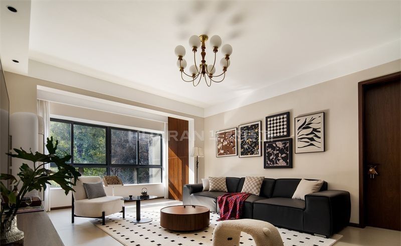 【实景】合肥淮矿馥邦天下148㎡中古风装修落地实景 - 家居知识