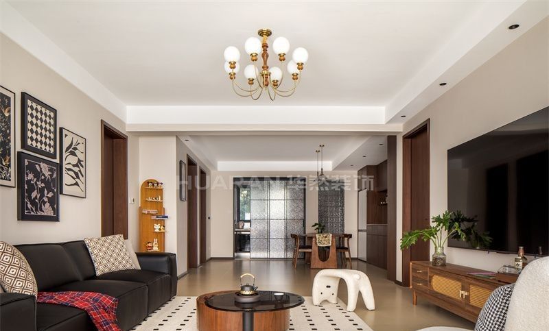 【实景】合肥淮矿馥邦天下148㎡中古风装修落地实景 - 家居知识