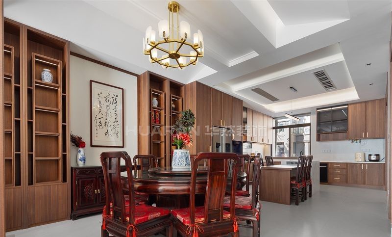 合肥中海原山300㎡新中式别墅实景装修设计案例 【实景】 合肥中海原山300㎡新中式风格别墅装修设计 - 家居知识