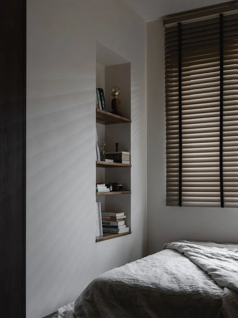 40岁大姐偏爱侘寂风，再加入新中式元素，全屋清静安宁，太治愈了 - 家居知识