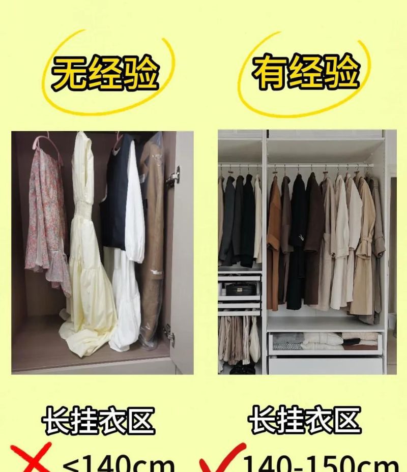 定制衣柜别再踩坑了！老师傅总结9个黄金尺寸，照着装好用10倍！ - 家居知识