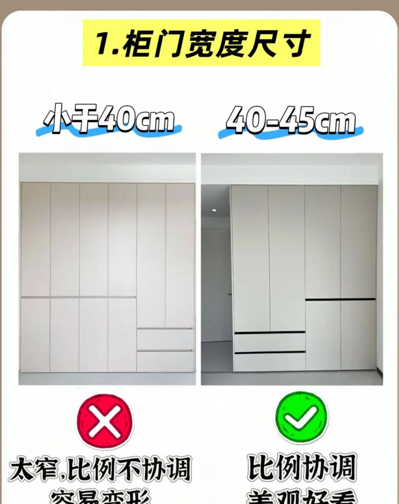 衣柜设计必看!内部员工曝光的9个黄金尺寸,细节拉满! 全屋定制内部员工给我的,衣柜的9个黄金尺寸,太细节了! - 家居知识