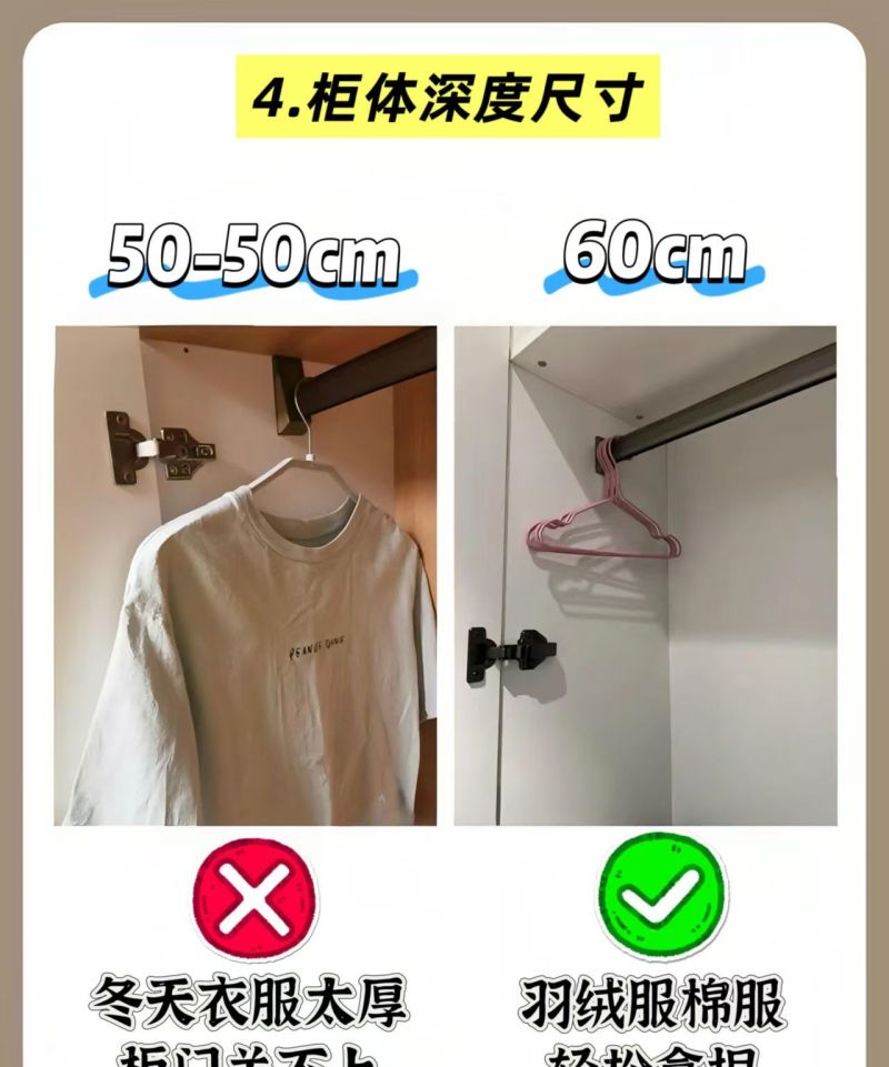 衣柜设计必看!内部员工曝光的9个黄金尺寸,细节拉满! 全屋定制内部员工给我的,衣柜的9个黄金尺寸,太细节了! - 家居知识