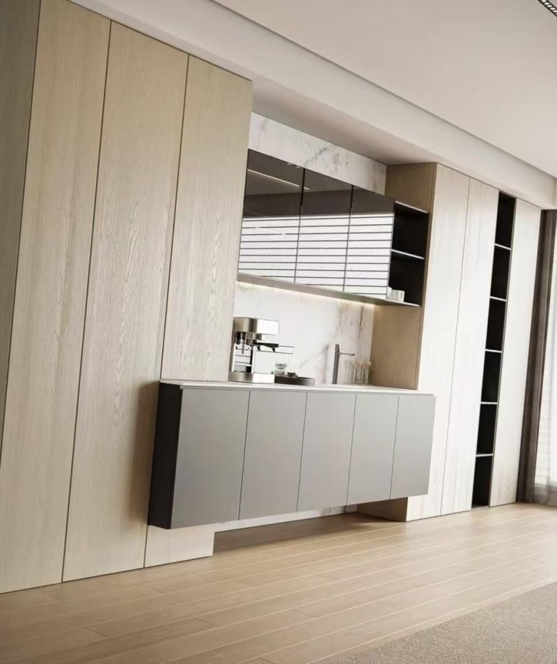 光和色的高级感，你喜欢哪款餐边柜设计！ - 家居知识