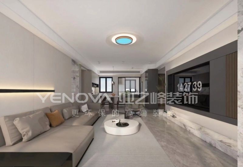 唐山中海九樾143平方米现代风格装修效果案例|业之峰装饰 - 家居知识