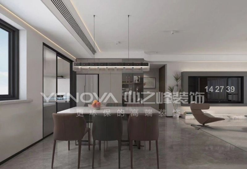 唐山中海九樾143平方米现代风格装修效果案例|业之峰装饰 - 家居知识