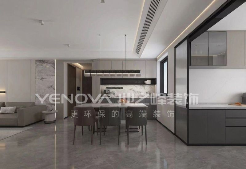 唐山中海九樾143平方米现代风格装修效果案例|业之峰装饰 - 家居知识