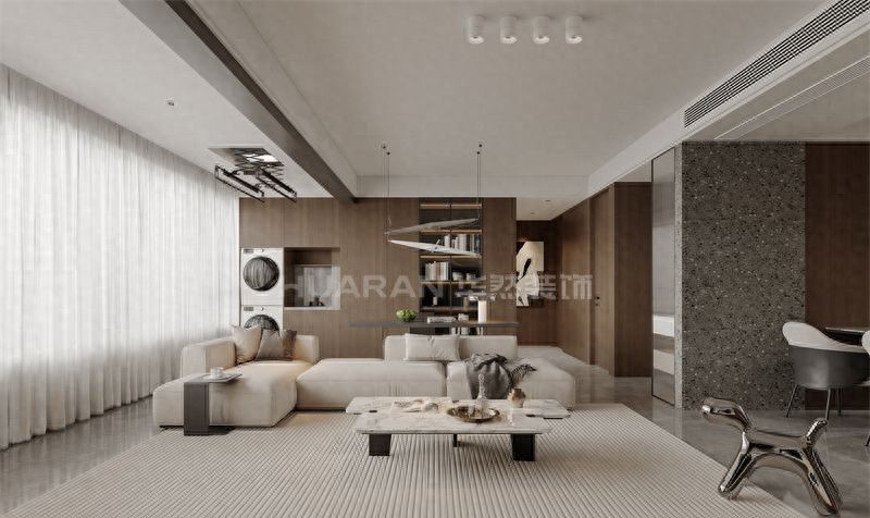 合肥润成中心128㎡现代风装修设计案例分享