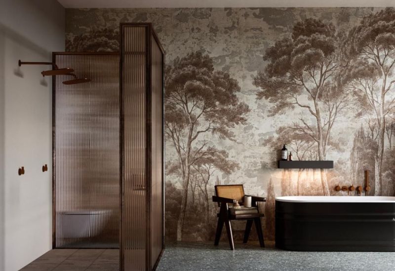 复古轻奢风卫生间设计,瞬间提升家居格调! 复古轻奢风,卫生间亮了! - 家居知识