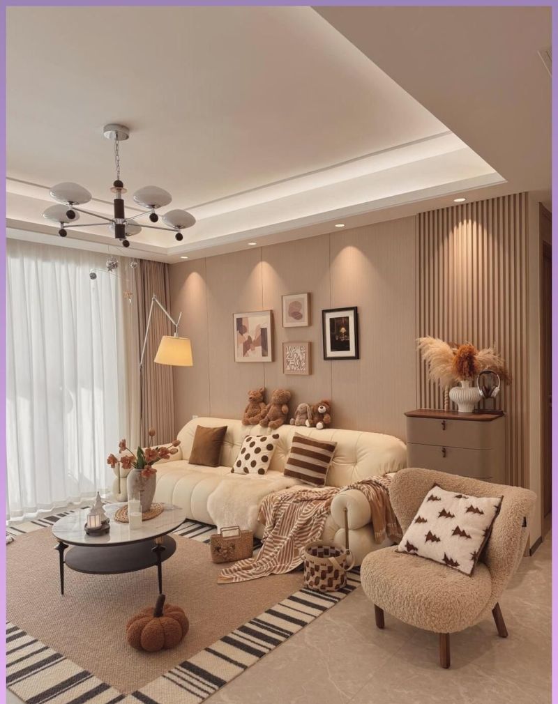 这对90后夫妻的家，因"奶油风+棕木色"走红，温柔又高级 - 家居知识